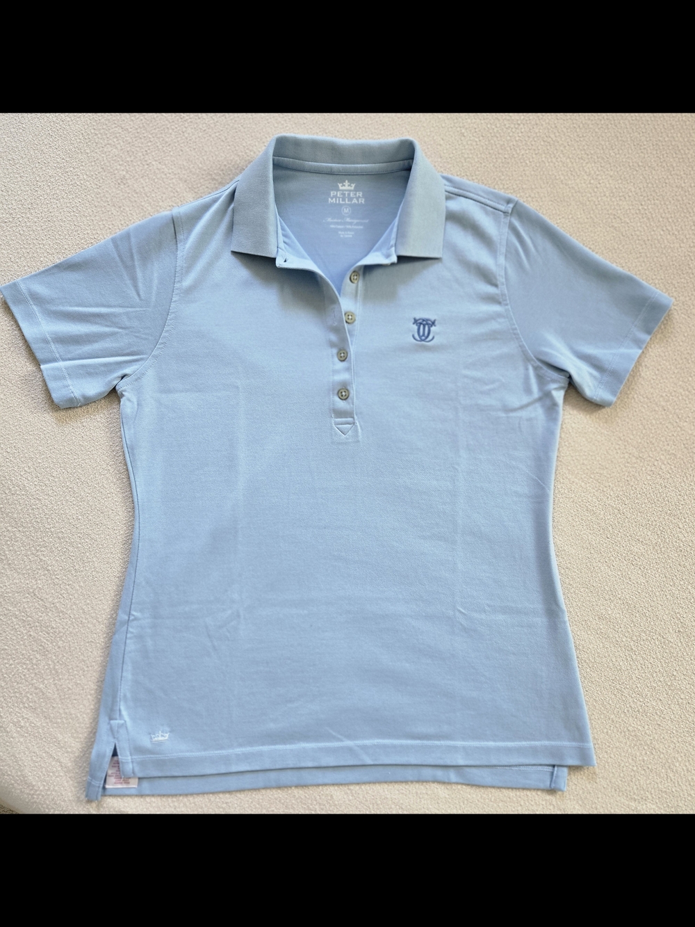 Peter Millar Women’s Sky Blue Button-Down Polo